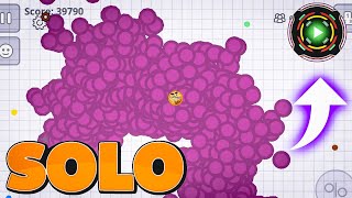 Overconfident 😎 RIP mass - agario solo macro speed gameplay | agario macro button | agar.io mobile