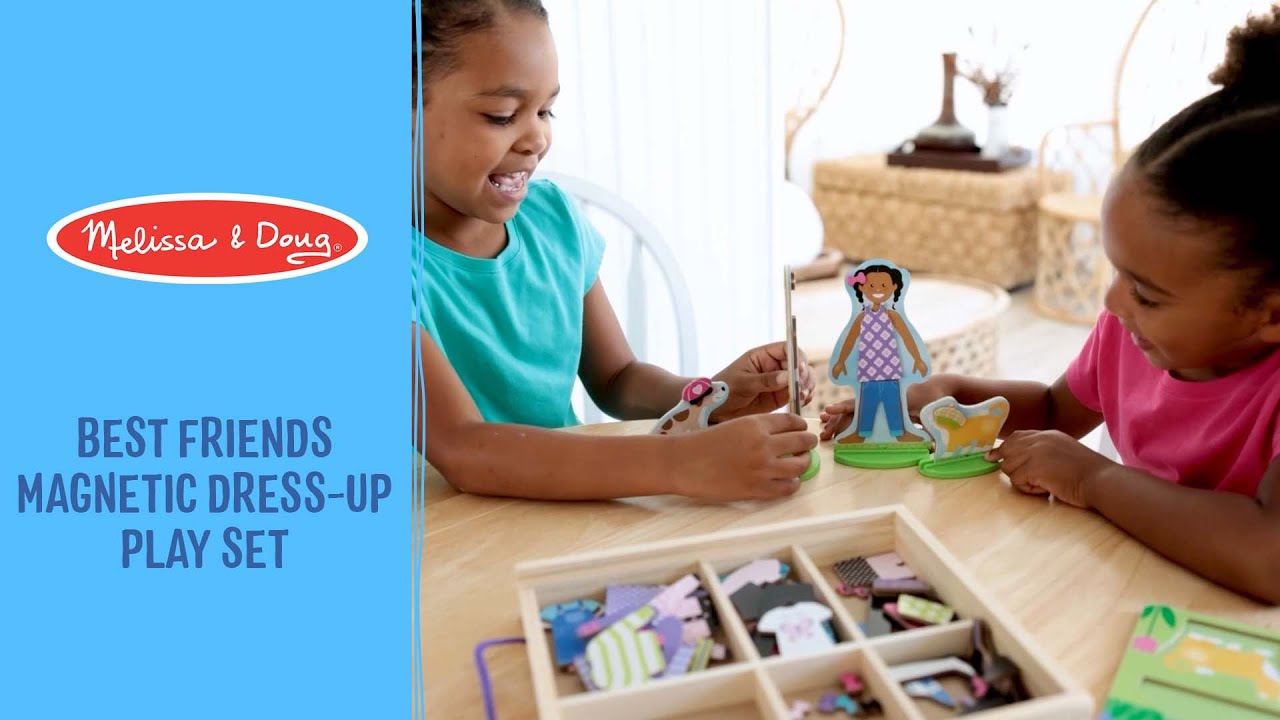 Melissa & Doug Best Friends DressUp Play Set YouTube