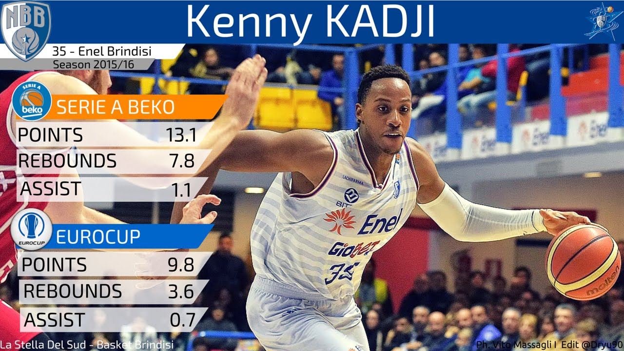 Kenny Kadji - Enel Brindisi - Highlights 2015/16