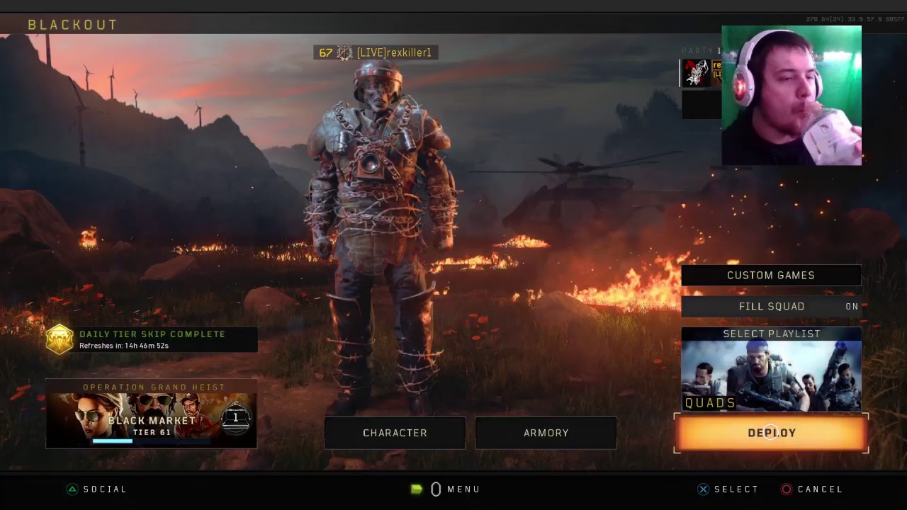 Clapping some booty cheeks on Blackout with the one and only Viixen!