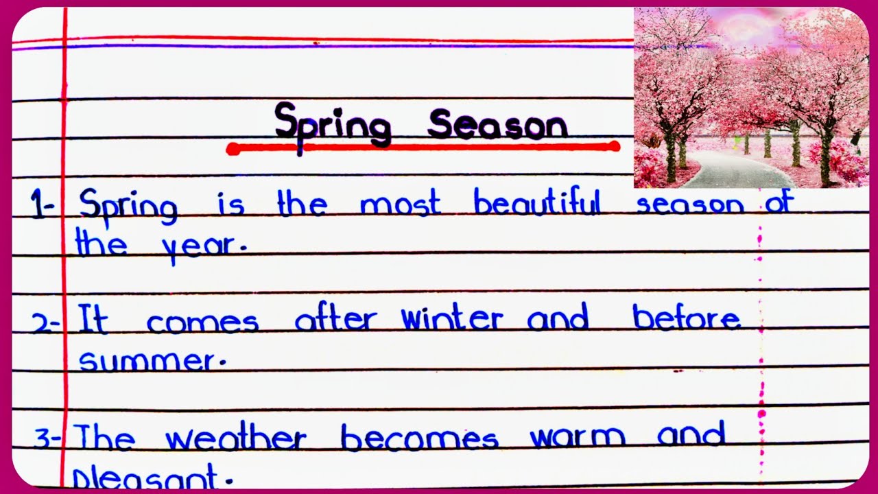 Эссе из 10 строк о весне | Эссе о весне из 10 строк | Эссе о весне | Эссе о весне