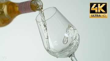 WINE POURING in 4K SLOWMOTION #slowmotion #satisfying