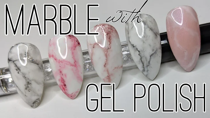 Gel Polish Marble | My New Favourite Way To Marble
