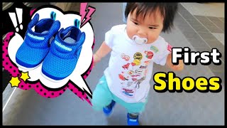 ファーストシューズで歩く！はじめての靴選び！【1歳】Baby's first shoes.