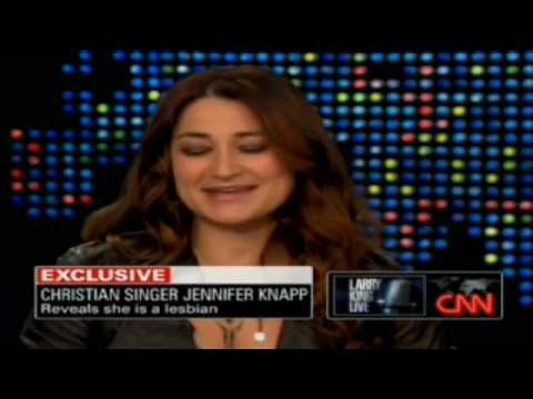 !!LARRY KING:CHRISTIAN SINGER ' JENNIFER KNAPP' TALKS ABOUT COMING OUT!!PT 1