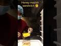 Sandwich making. Honey master sandwich. How to make a honey master sandwich. #shorts #sandwich 🍔💞😋