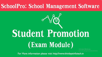 Student Promotion - Exam Module | Best School Management Software - Schoolpro