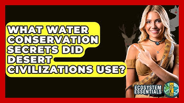 What Water Conservation Secrets Did Desert Civilizations Use? - Ecosystem Essentials
