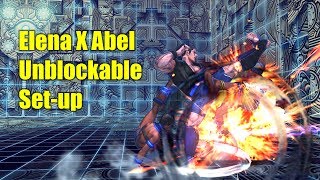 Street Fighter X Tekken - Elena X Abel Unblockable Set-up