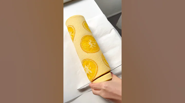 Orange Cake Roll 🍊