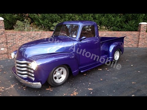 1948 Chevy Shortbed truck Sonic Blue for sale Old Town Automobile in Maryland - YouTube