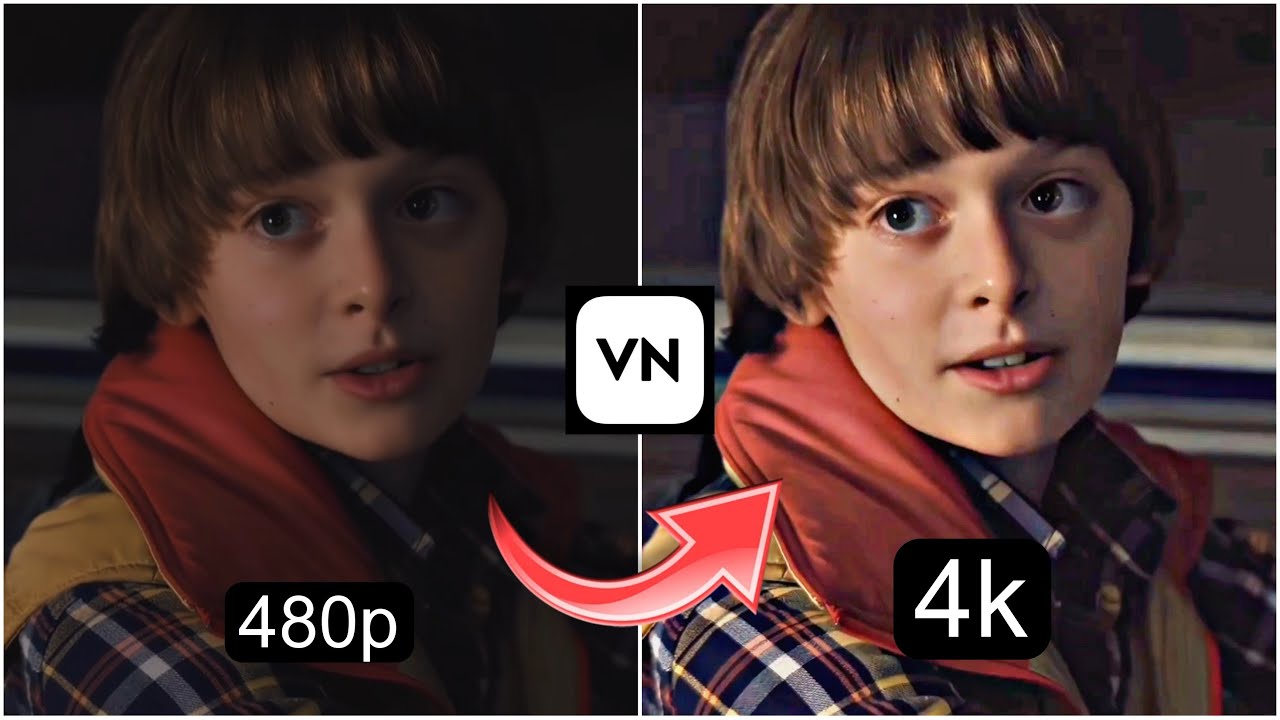 How To Convert Normal Video to 4k Ultra Hd in Vn App | VN 4K Cc Sharpen ...