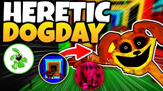 Can We DEFEAT Heretic DOGDAY And UNLOCK All Badges? | Roblox Surviving Nightmare Huggy