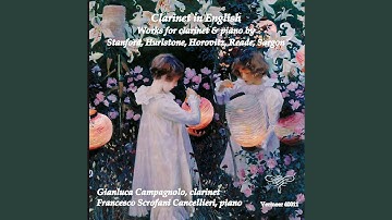 Clarinet Sonata: I. Allegro moderato