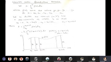 Numerical Methods-8 | Newtons Cotes Quadrature Formula | 2021/06/06 A.D.