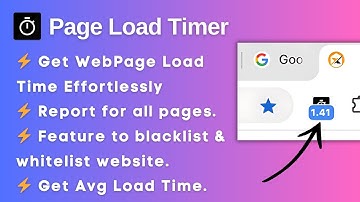 How to use Page Load Timer | Best tool to get the web page load time effortlessly | Free Tool