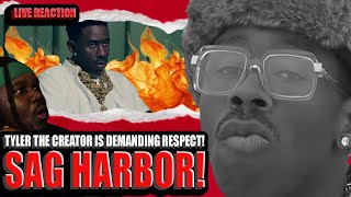 TYLER THE CREATOR IS DEMANDING HIS RESPECT! SAG HARBOR (First Reaction) | Tap In With Flex