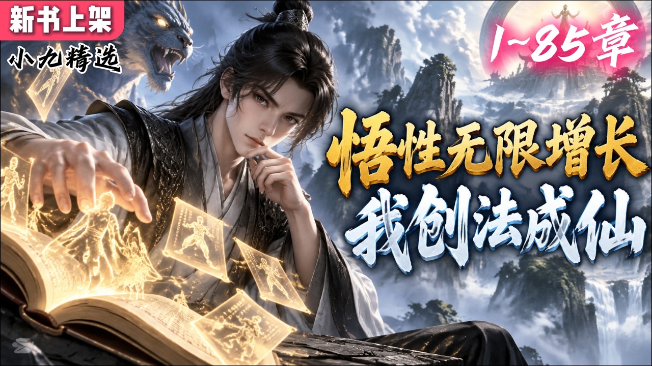 新书上架】《悟性无限增长，我创法成仙》1~85章🔥林一穿越修仙界无系统