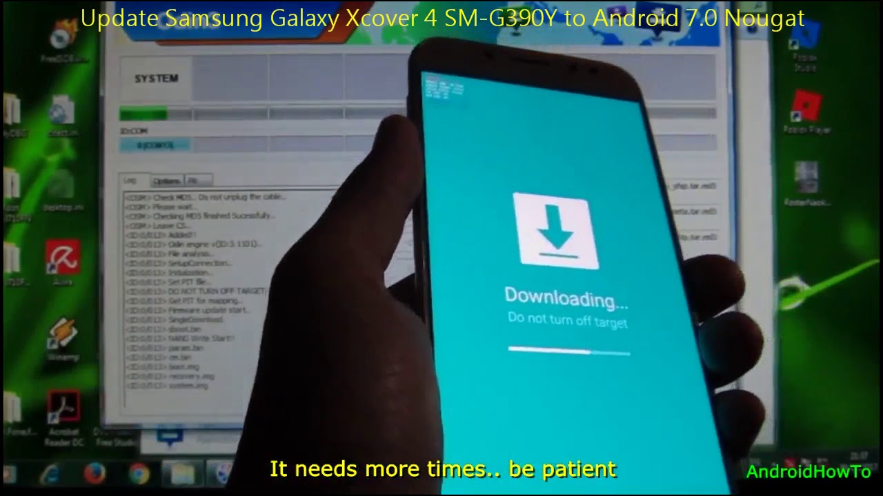 New Update Samsung Galaxy Xcover 4 SM-G390Y to Android 7.0 Nougat