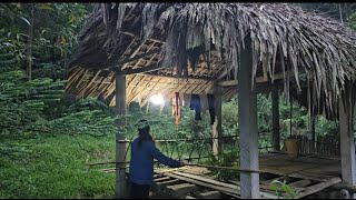 картинка: Жизнь и путешествие по выживанию и ремонту дома с помощью бамбука || Ли Тиеу Ни