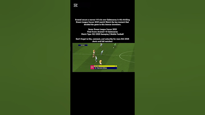 "Arsenal Clinch Victory vs Galatasaray with a Late Goal! | DLS 2025 #Shorts