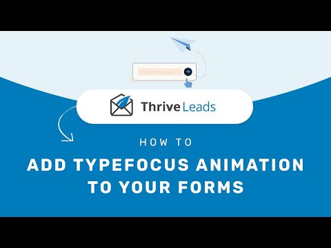 Add a Typefocus Text Animation to Your Opt-in Form