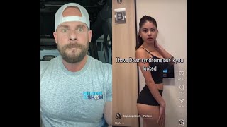 Promoting Fake Down Syndrome to sell OnlyFans subscriptions. 🤯
