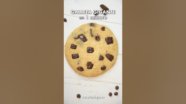 Galleta Gigante en 1 MINUTO en el Microondas 🍪