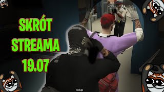 EWRON - tracker, pościg, medyk jako zakładnik | skrót streama 19.07 GTA RP 5city