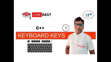12TH COMPUTER SCIENCE | PRACTICAL TOPIC | KEYBOARD KEYS | BY KAUSHIK SIR
