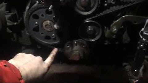 Isuzu Trooper 3.1 timing belt replacement