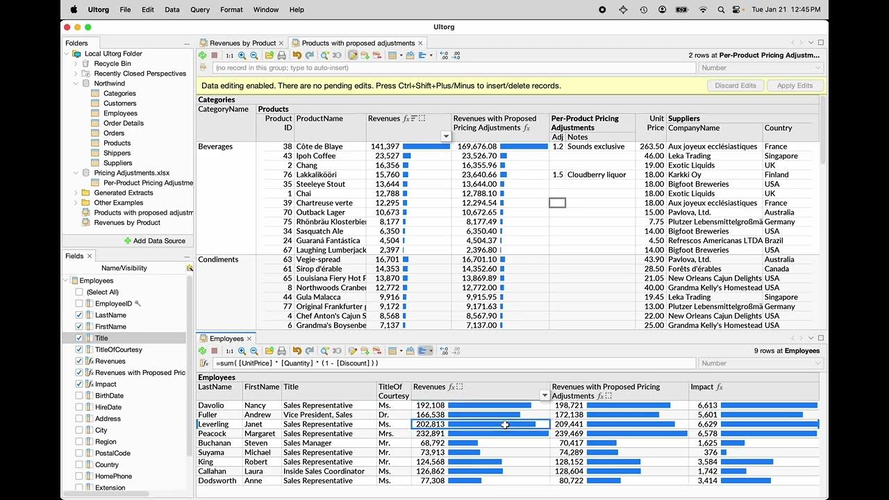 Joining a Database with Supplemental Data from Excel (
