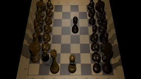 3DS MAX chess board animation