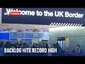 Immigration: Asylum backlog in UK hits record high