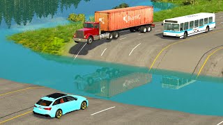 Cars vs Deep Water - BeamNG Drive - 🔥 ULTIMATE Edition Compilation