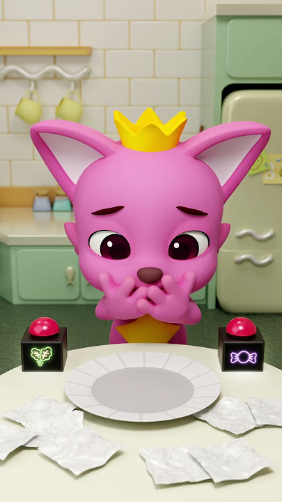 Sweet or Healthy? What’s your pick? #mealtime #pinkfong