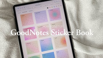 GoodNotes Sticker Book Set-Up