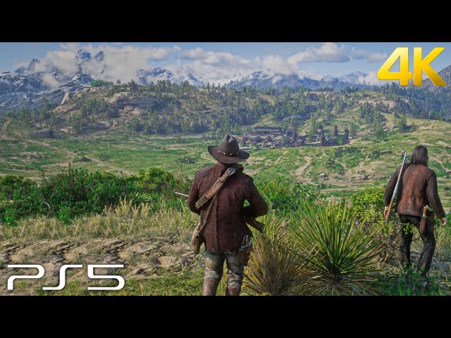 Red Dead Redemption 2 - PS5 Free Roam Gameplay + Fight (4K HDR) Pt