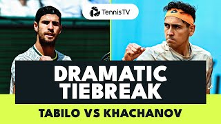 Tabilo vs Khachanov Dramatic Tiebreak! | Rome 2024