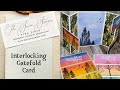 Interlocking Gatefold Card | Ink Pad Sky Technique