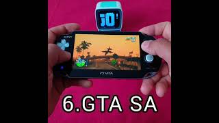 12 GTA's Playable Natively on the Ps Vita🔥🔥                      #shorts #vita #gta