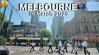 Melbourne Australia in March 2025 Explore More 4K Video