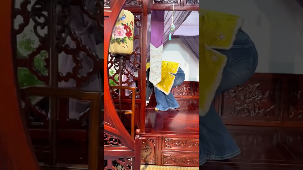 Imperial Step-Up Kang Bed 2026 | Luxury Solid Wood Platform with Hidden Storage & Wardrobe