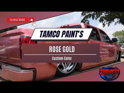 Rose Gold Automotive Paint Code