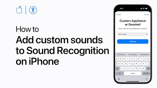 How to add custom sounds to Sound Recognition on iPhone | Apple Support screenshot 4