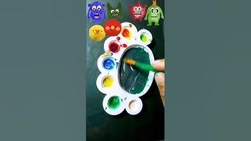 Guess the mixed color of Squid Game2（Part 27）#오징어게임 #squidgame #squidgame2 #satisfying #colormixing