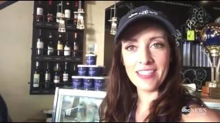 ABC News Features Gran Caffe L'Aquila Gelato for DNC & finds a connection with the Eagles