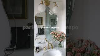 Bathroom Vanity Inspo | Parisian bathroom vanity, home decor, Amazon home must haves
