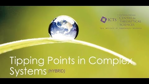 Tipping in Spatial Systems (Lecture 2) by Vishwesha Guttal