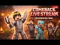 🔥 COMEBACK LIVE STREAM | Survival SMP 🏡⛏️ | part 2